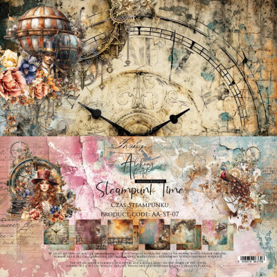 Steampunt Time   30x30 cm - Alchemy of Art