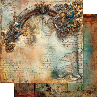 Steampunt Time   30x30 cm - Alchemy of Art