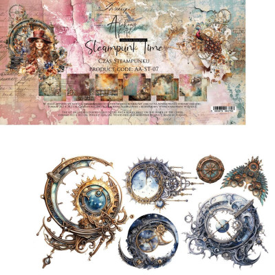 Steampunt Time   30x30 cm - Alchemy of Art