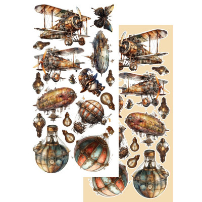 Steampunk Time Recortables 15 X30 - Alchemy of Art