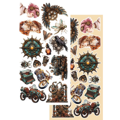 Steampunk Time Recortables 15 X30 - Alchemy of Art