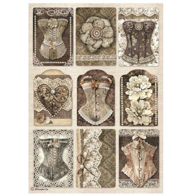 Old Lace Papel de Arroz A4- Stamperia