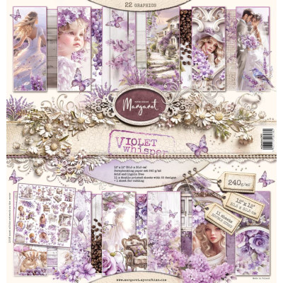 Violet Whisper 30x30 cm - Paper Design Margaret