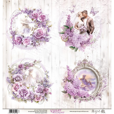 Violet Whisper 30x30 cm - Paper Design Margaret
