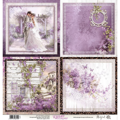 Violet Whisper 30x30 cm - Paper Design Margaret