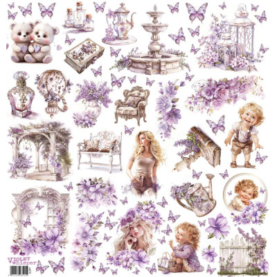 Violet Whisper 30x30 cm - Paper Design Margaret