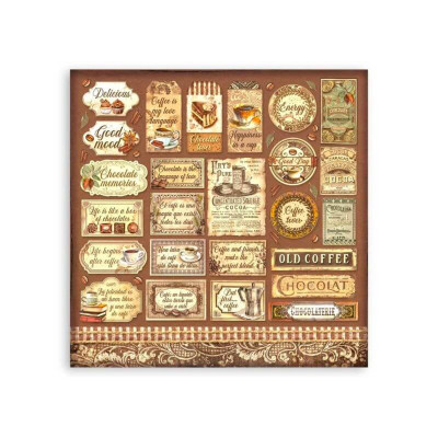 Coffe and Chocolate 30x30 cm - Stamperia