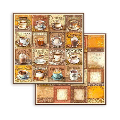 Coffe and Chocolate 30x30 cm - Stamperia