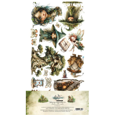 Tales of Moss and Fern  Recortables 30x30 cm - Alchemy of Art