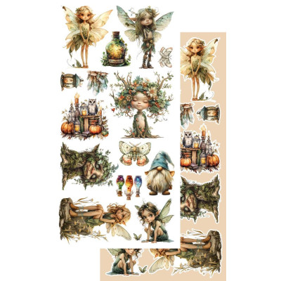 Tales of Moss and Fern  Recortables 30x30 cm - Alchemy of Art