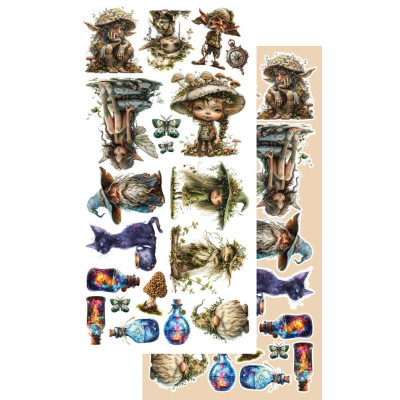 Tales of Moss and Fern  Recortables 30x30 cm - Alchemy of Art