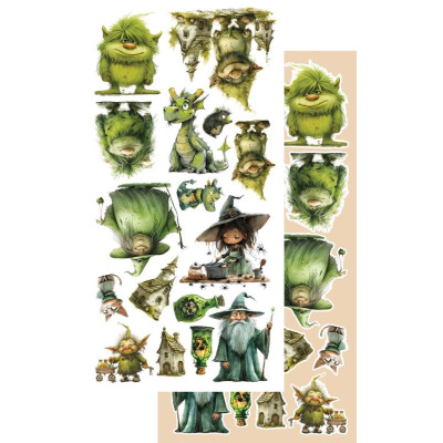 Tales of Moss and Fern  Recortables 30x30 cm - Alchemy of Art