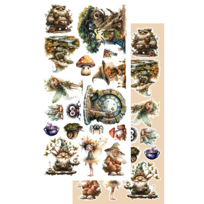 Tales of Moss and Fern  Recortables 30x30 cm - Alchemy of Art