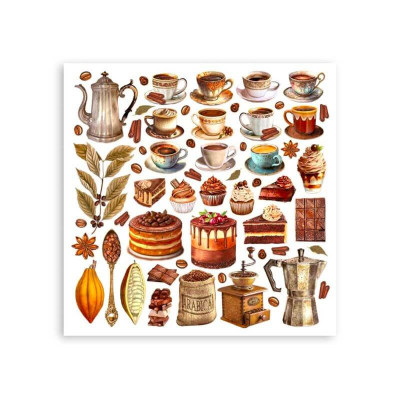 Coffe and Chocolate 30x30 cm - Stamperia