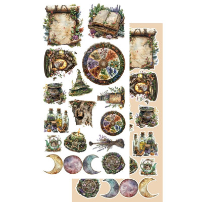 Tales of Moss and Fern  Recortables 30x30 cm - Alchemy of Art