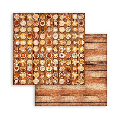 Coffe and Chocolate Maxi Backgrounds Selection 30x30 cm - Stamperia