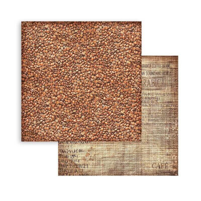 Coffe and Chocolate Maxi Backgrounds Selection 30x30 cm - Stamperia