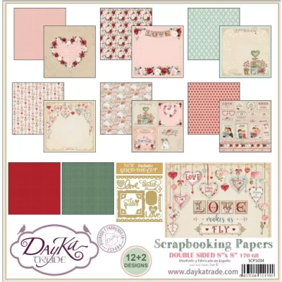 Love make us fly 20x20 - Dayka