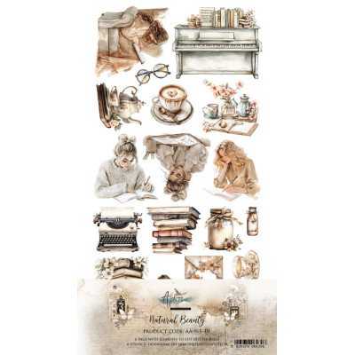 Natural Beauty   Recortables 30x15 cm - Alchemy of Art
