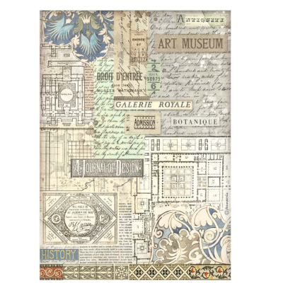 Art Of Travelling  Papel de Arroz A4- Stamperia