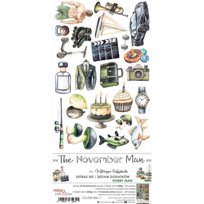 The November Man Recortables 15 x30 - Craft O´Clock