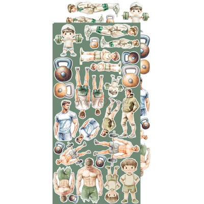 The November Man Recortables 15 x30 - Craft O´Clock