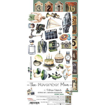 The November Man Recortables 15 x30 - Craft O´Clock