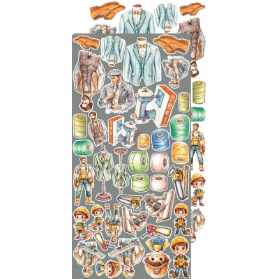 The November Man Recortables 15 x30 - Craft O´Clock