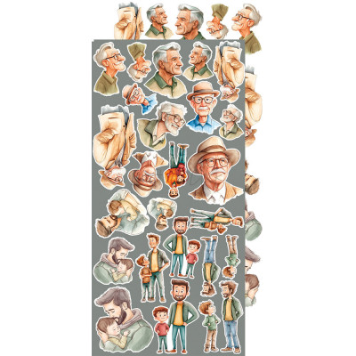 The November Man Recortables 15 x30 - Craft O´Clock