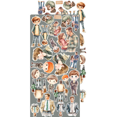 The November Man Recortables 15 x30 - Craft O´Clock