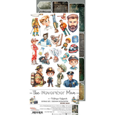 The November Man Recortables 15 x30 - Craft O´Clock