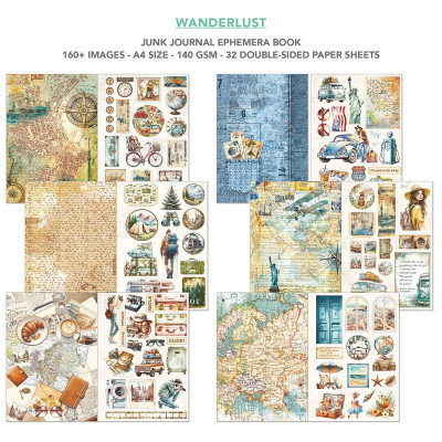 Wanderlust Ephermera book A4 - Ciao bella