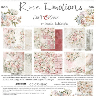 Rose Emotions 30x30 cm - Craft O´Clock