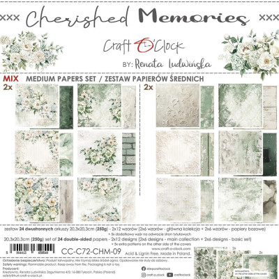 Cherished Memories 20X20 cm  Papel + Básicos- Craft O´Clock