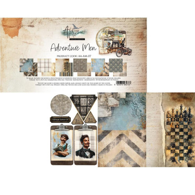 Adventure Men   30x30 cm - Alchemy of Art
