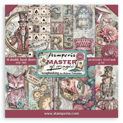 Master Of Magic MaxiBackgrounds 30x30 cm  - Stamperia