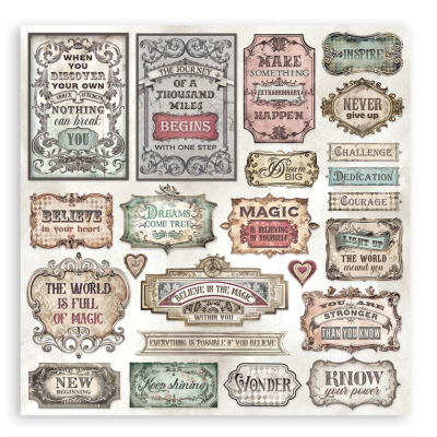 Master Of Magic MaxiBackgrounds 30x30 cm  - Stamperia