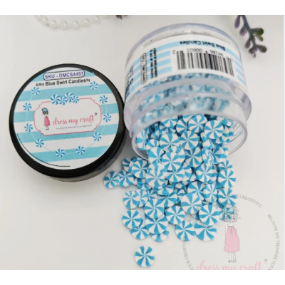 Decoración Shaker Blue Swirl - Dress my Craft