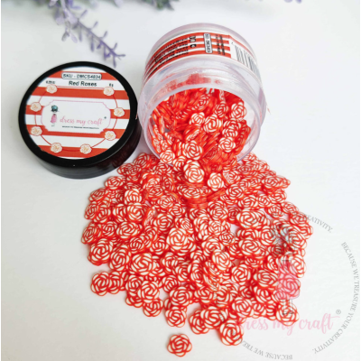 Decoración Shaker Red Roses - Dress my Craft