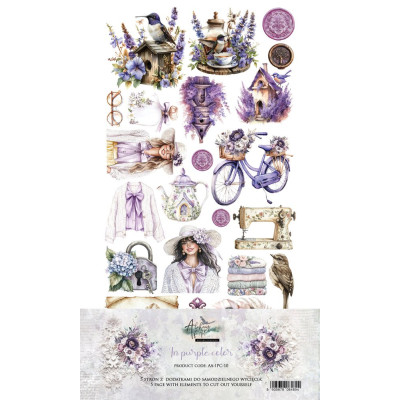 In Purple Color   Recortables 30x15 cm - Alchemy of Art