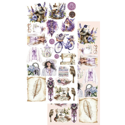 In Purple Color   Recortables 30x15 cm - Alchemy of Art