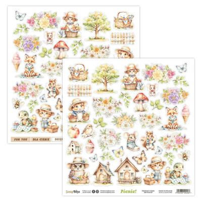 Picnic  Recortables 30x30 cm - Scrapboys
