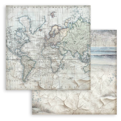 Silent Sea Maxi Backgrounds Selection 30x30 cm  - Stamperia