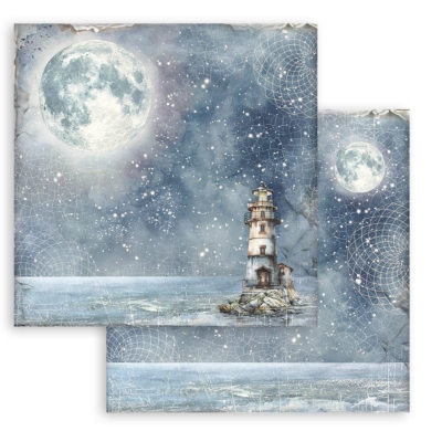 Silent Sea Maxi Backgrounds Selection 30x30 cm  - Stamperia