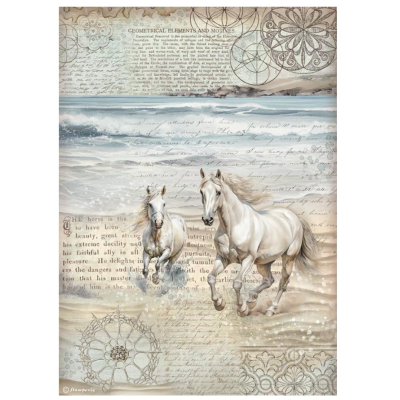 Silent Sea Papel de Arroz A4- Stamperia