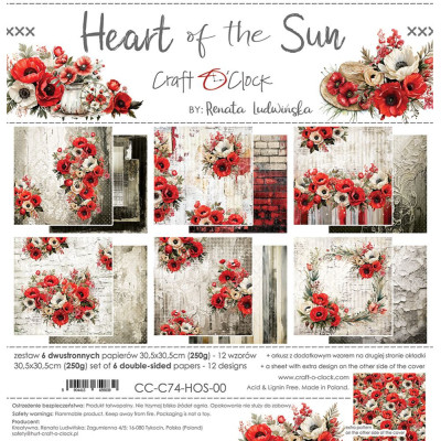 Heart of the Sun 30x30 cm - Craft O´Clock