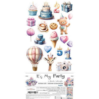 It´s my party  Recortables 15 x30 - Craft O´Clock