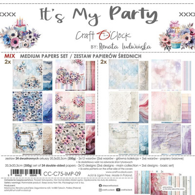 It´s my Party  20X20 cm  Papel + Básicos- Craft O´Clock