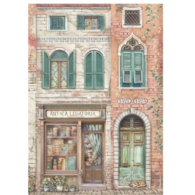 Venice Papel de Arroz A4- Stamperia