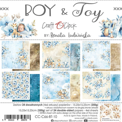 Boy & Toy Niño 15,25 x 15,25 cm - Craft O´Clock